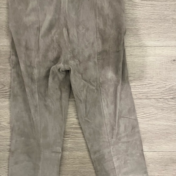 Linea Pelle Taupe Suede Leggings Small - Picture 8 of 9